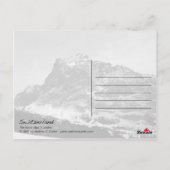 Carte Postale Alpes suisses (Dos)