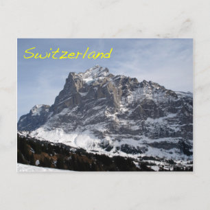 Carte Postale Alpes suisses