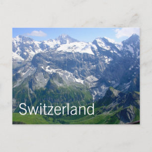 Carte Postale Alpes suisses