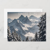 Carte Postale Alpes suisses (1) (Devant / Derrière)