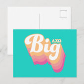 Carte Postale Alpha Chi Omega | Grande (Devant / Derrière)
