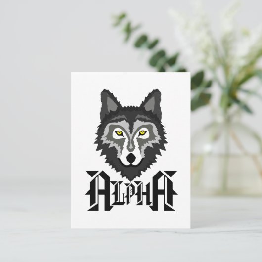 Carte Postale Alpha Wolf (Debout devant)
