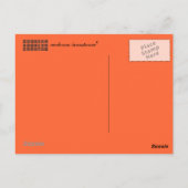Carte postale Alphabet (Dos)