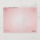 Carte postale Alphabet (Dos)