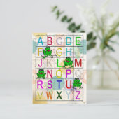 Carte Postale Alphabet (Debout devant)