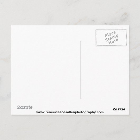 Carte postale Alphabet (Dos)