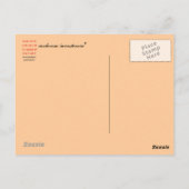 Carte postale Alphabet (Dos)