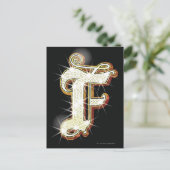 Carte Postale Alphabet à bille F (Debout devant)