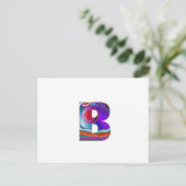 Carte Postale Alphabet ALPHA BBB (Debout devant)