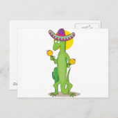 Carte Postale Alphabet animal Iguana (Devant / Derrière)