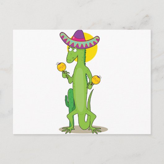 Carte Postale Alphabet animal Iguana (Devant)