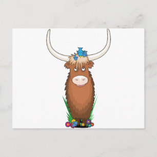 Carte Postale Alphabet animal Yak