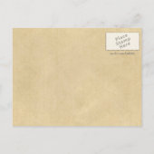 Carte Postale Alphabet Animalier du Tigre de la Jungle (Dos)