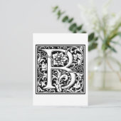 Carte Postale Alphabet « B » de William Morris (Debout devant)