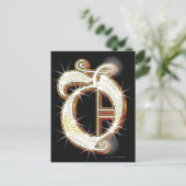 Carte Postale alphabet de bille O (Debout devant)