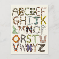 Alphabet de bogue - Insecte Theme Kids Art
