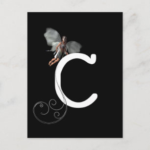 Carte Postale Alphabet de fées