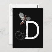 Carte Postale Alphabet de fées (Devant / Derrière)