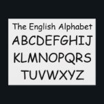 Carte Postale Alphabet de Janz White Smoke ABC<br><div class="desc">Lettres artistiques de l'alphabet par Janz © 2008-2019 Jan Fitzgerald. Tous droits réservés. Design graphique,  oeuvres d'art et photographie par Jan et Michael Fitzgerald.</div>