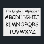 Carte Postale Alphabet de Janz White Smoke ABC<br><div class="desc">Lettres artistiques de l'alphabet par Janz © 2008-2019 Jan Fitzgerald. Tous droits réservés. Design graphique, oeuvres d'art et photographie par Jan et Michael Fitzgerald.</div>