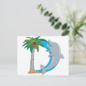 Carte Postale Alphabet des Animaux Dauphin (Debout devant)