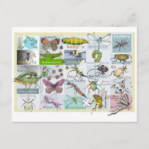 Carte Postale Alphabet d'intersection