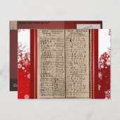 Carte Postale Alphabet éthiopien-copte (Devant / Derrière)