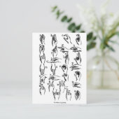Carte Postale Alphabet Langue des signes (Debout devant)