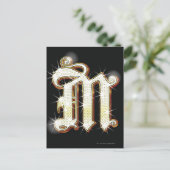Carte Postale alphabet M (Debout devant)