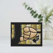 Carte Postale Alphabet manuel J (Debout devant)