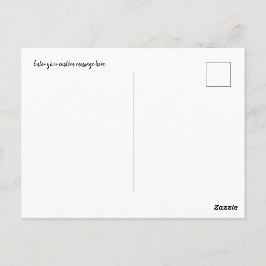 Carte postale Alphabet Objet | Retour à l'école AB (Dos)