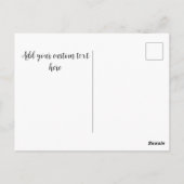 Carte Postale Alphabet papillon - Alphabet de la nature ABC (Dos)