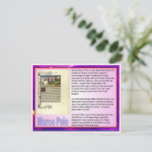 Carte Postale Alphabétisation, écriture de voyage, Marco Polo (Debout devant)