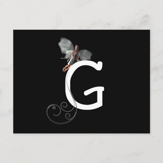 Carte Postale Alphabets Fairy (Devant)