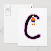 Carte Postale Alphakins C filles (Devant / Derrière)