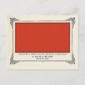 Carte Postale Alphonse Allais, Poisson d'avril, Rouge, Art abstr (Devant)