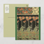 Carte Postale Alphonse Maria Mucha ~ Décoratifs (Devant / Derrière)