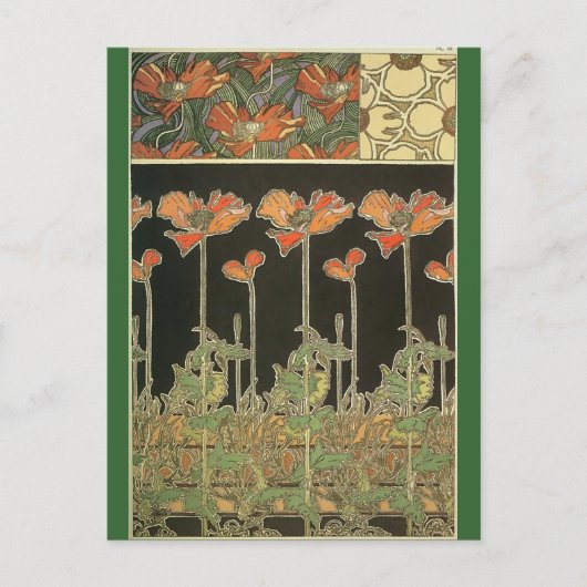 Carte Postale Alphonse Maria Mucha ~ Décoratifs (Devant)