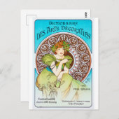 Carte Postale Alphonse Mucha (Devant / Derrière)