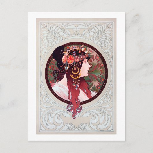 Carte Postale Alphonse Mucha (Devant)