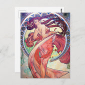 Carte Postale Alphonse Mucha (Devant / Derrière)