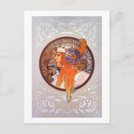 Carte Postale Alphonse Mucha (Devant)