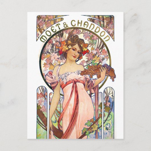 Carte Postale Alphonse Mucha (Devant)