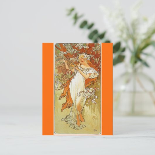 Carte Postale Alphonse Mucha (Debout devant)