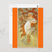 Carte Postale Alphonse Mucha (Devant / Derrière)