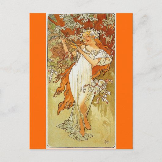 Carte Postale Alphonse Mucha (Devant)