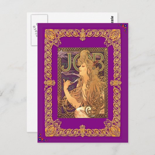 Carte Postale Alphonse Mucha (Devant / Derrière)