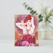 Carte postale Alphonse Mucha Amethyst (Debout devant)