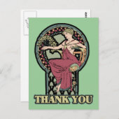 Carte Postale Alphonse Mucha Art (Devant / Derrière)