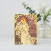 Carte Postale Alphonse Mucha Art Déco (Debout devant)
